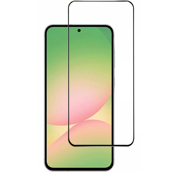 Szkło Hartowane 3D do Samsung Galaxy A56 5G, czarna ramka