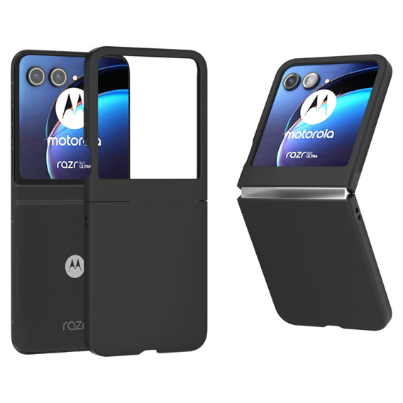 Etui do Motorola Razr 50 5G, PC Case, czarne