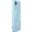 Etui do iPhone 16E, ColorMag, do MagSafe, niebieskie + Szkło hartowane 9H