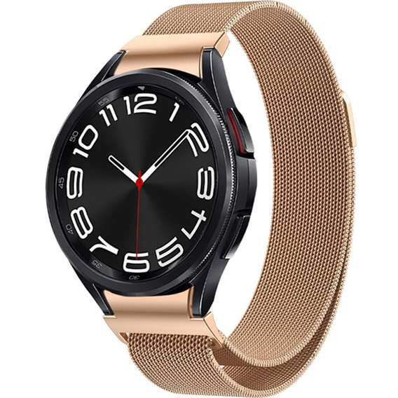 Bransoleta do Samsung Galaxy Watch 4/5/6/7/FE 40/42/43/44/45/46/47mm, Różowe złoto