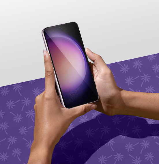 Szkło Hartowane Prywatyzujące Shy Palm do Samsung Galaxy S23