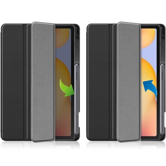 Etui do Samsung Galaxy Tab S6 Lite 10.4" 2020/2022/2024, z miejscem na rysik, Czarne