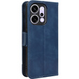 Etui z klapką do Oppo Reno 14, Card Slot, granatowe