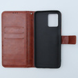 Etui z klapką do Motorola Moto G54 5G, Crazy Horse Wallet, brązowe