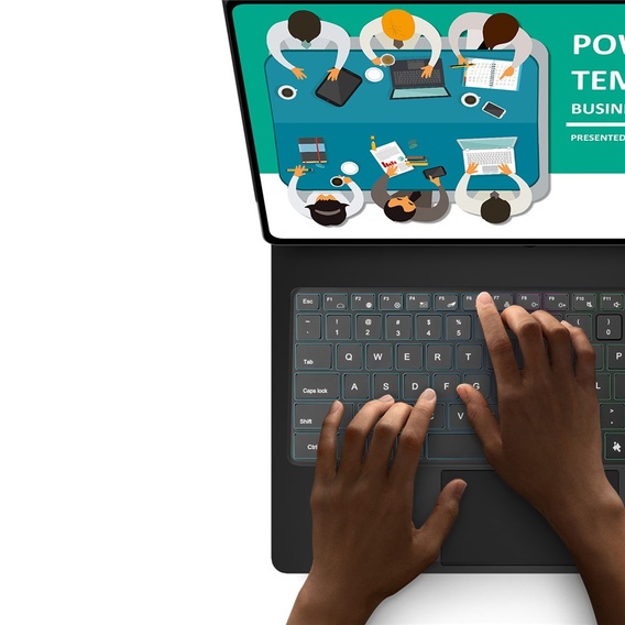 Etui z klawiaturą Bluetooth do Samsung Galaxy Tab S10 Ultra / S9 Ultra / S8 Ultra Dux Ducis – czarne