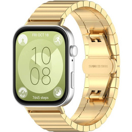 Stalowa Bransoleta do Huawei Watch Fit 4 / 4 Pro / 3, Złota