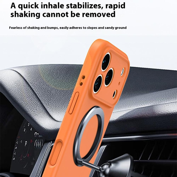 Etui do iPhone 17 Pro Max, Silicone Lite, do MagSafe – pomarańczowe