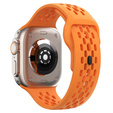 Pasek Silikonowy do Apple Watch 1/2/3/4/5/6/7/8/9/10/11/SE Ultra 1/2/3 42/44/45/46/49mm, Pomarańczowy