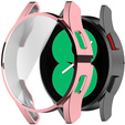 Etui z osłoną na ekran do Samsung Galaxy Watch 4 44mm, Różowy