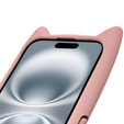 Etui do iPhone 16, do MagSafe, Cute Cat, różowe + Szkło na ekran