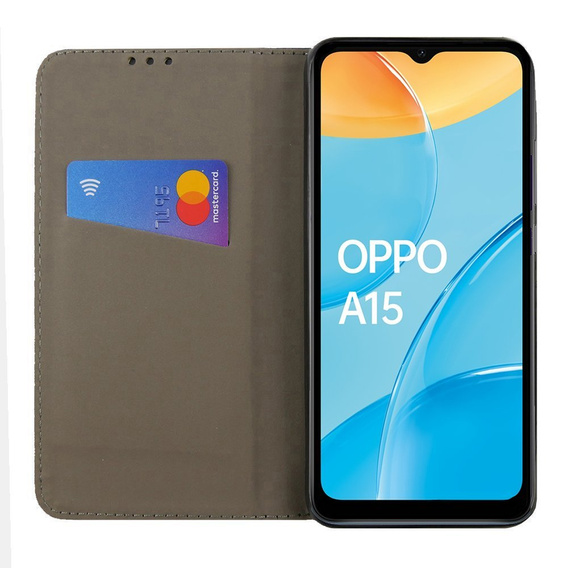 Etui Smart Magnet do Oppo A15 / A15S, Black