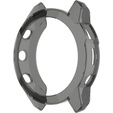 Etui silikonowe do Garmin Fenix 7, Przezroczysty Czarny