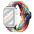 Pasek Nylonowy do Apple Watch 1/2/3/4/5/6/7/8/9/10/11/SE Ultra 1/2/3 42/44/45/46/49mm, Wielokolorowy