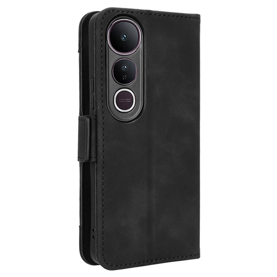 Etui z klapką do Vivo V50 Lite 4G / 5G, Card Slot, czarne
