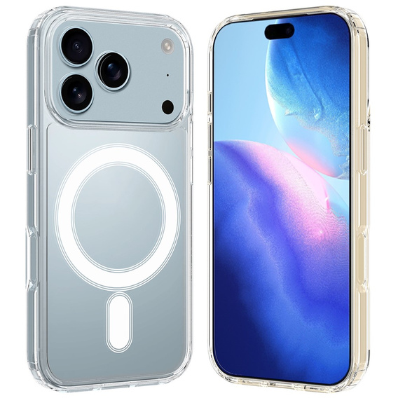 Etui do iPhone 17 Pro Max, do MagSafe, przezroczyste
