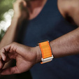 Pasek Nylonowy do Apple Watch 1/2/3/4/5/6/7/8/9/10/11/SE Ultra 1/2/3 42/44/45/46/49mm, Pomarańczowy
