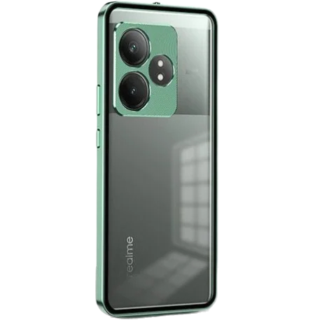 Etui do Realme GT 6 / 6T, Frame Case, zielone