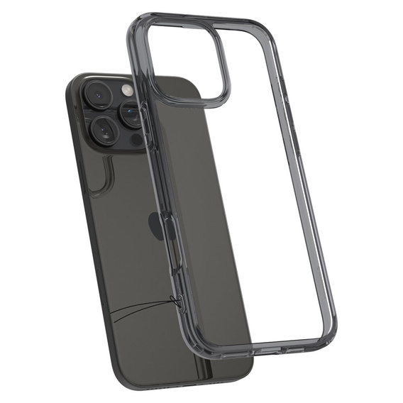 Etui Spigen do iPhone 16 Pro Max, Ultra Hybrid, przezroczyste / szare