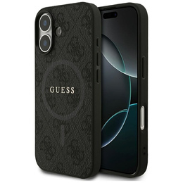 Etui GUESS do iPhone 17, 4G Ring Classic Logo, czarne