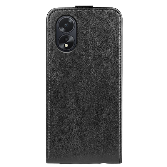 Etui z klapką do Oppo A38 4G / Oppo A18 4G, Flip, czarne