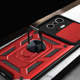 Etui pancerne do Xiaomi 11T / 11T Pro, CamShield Slide, czerwone