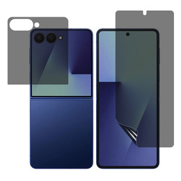 Folia hydrożelowa prywatyzująca do Samsung Galaxy Z Flip7 5G - na ekran wewnętrzny i zewnętrzny