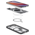 Etui Spigen do Iphone 16E,  MagSafe Ultra Hybrid, Zero One czarne + Szkło Hartowane 9H