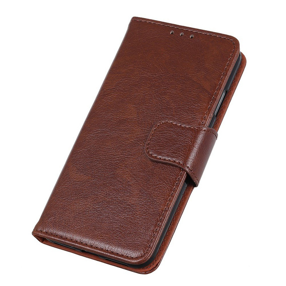 Skórzane Etui Wallet do Xiaomi Redmi 8 - Brown