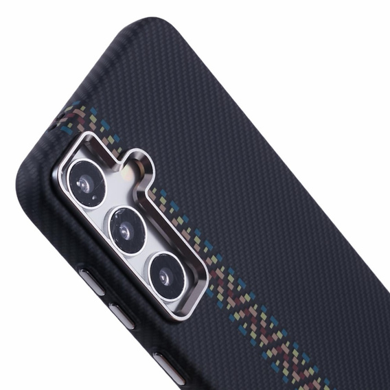 Etui do Samsung S25+ Plus, Carbon Fiber MagSafe, czarne