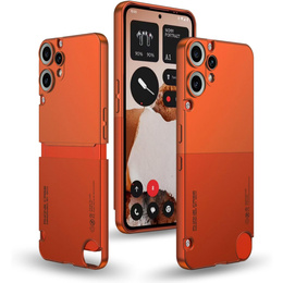 Etui do CMF Nothing Phone 2 Pro – kontrastowa obudowa z pełną ochroną - pomarańczowe