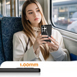 Etui do Samsung Galaxy S25 Ultra z paskiem, magnetyczne MagSafe  – czarne
