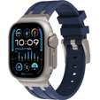 Pasek Silikonowy do Apple Watch 1/2/3/4/5/6/7/8/9/10/11/SE Ultra 1/2/3 42/44/45/46/49mm, Granatowy
