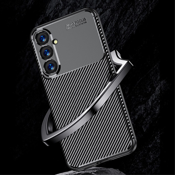 Etui do Samsung Galaxy S23 FE, Carbon Gel, czarne