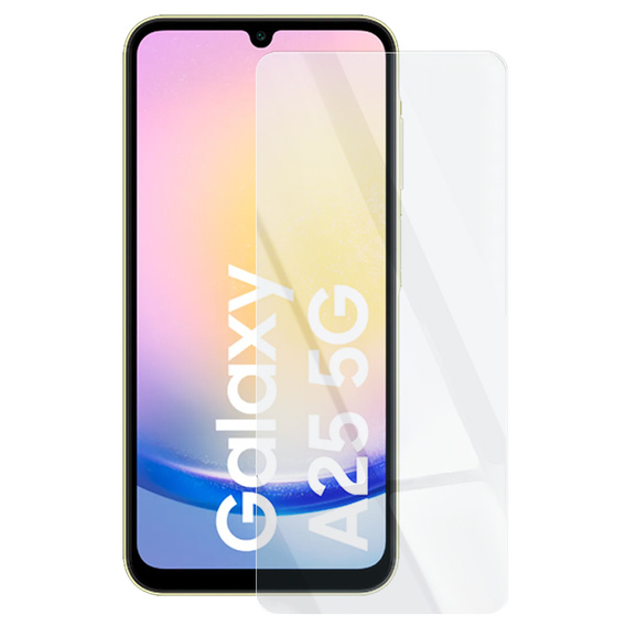 Etui do Samsung Galaxy A25 5G, Kickstand Ring, czarne + szkło 9H