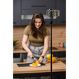 FORCELL Uchwyt F-GRIP S150XL Selfie Stick Tripod + Pilot Bluetooth, czarny