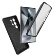 Etui do Samsung Galaxy S24 Ultra, ERBORD Rugged MagSafe Case, czarne (dwie ramki)