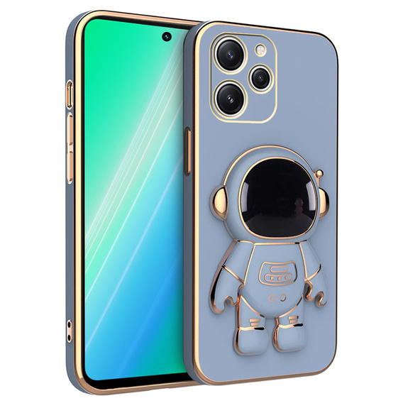 Zestaw Etui Electro do Xiaomi Redmi 12, Astronauta, Niebieskie + Szkło