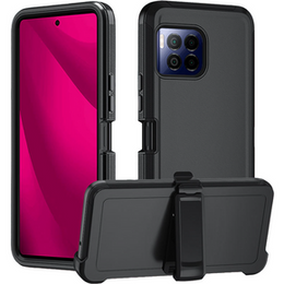 Pancerne Etui do T Phone 2 5G, Belt Clip, z klipsem, czarne
