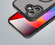 Etui Matt Case do iPhone 17, do MagSafe, wzmocnione, matowe z czarną ramką
