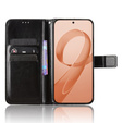 Etui z klapką do Xiaomi Poco F8 Ultra, Crazy Horse Wallet, czarne