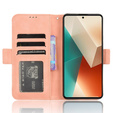 Etui z klapką do Xiaomi Redmi Note 13 5G, Card Slot, różowe