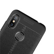 Czarne Etui Football Grain TPU Case Xiaomi Redmi Note 6 Pro