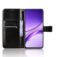 Etui z klapką do Vivo V50 Lite 4G / 5G, Crazy Horse Wallet, czarne
