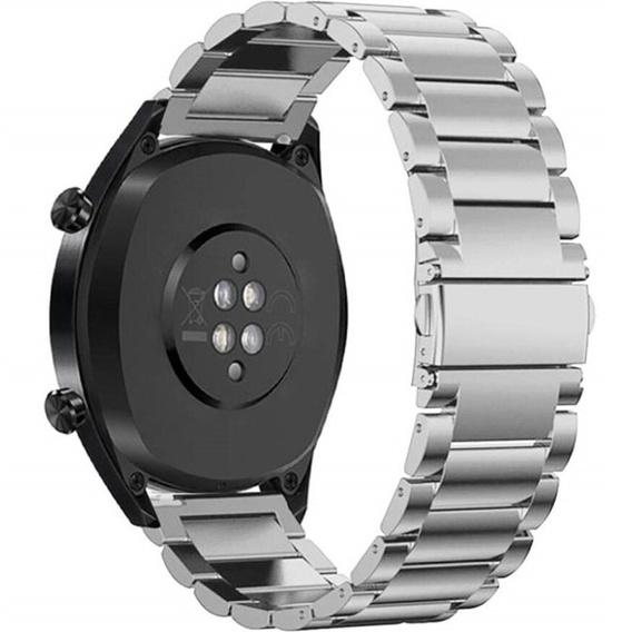 PASEK DO HUAWEI WATCH 2 3 4 5 GT GT2 GT3 GT4 GT5 PRO GT2e 2e 46MM 48MM srebrny