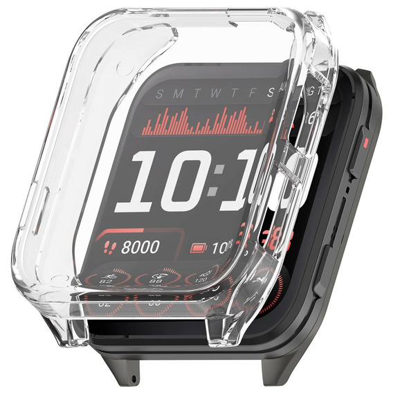 2w1 Etui z Osłoną na ekran do Garmin Venu X1, Przezroczyste