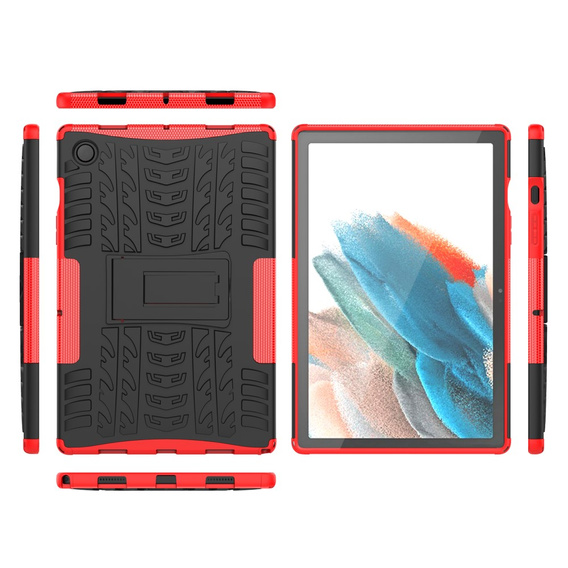 Etui do Samsung Galaxy Tab A8 10.5, Tire Armor, czerwone