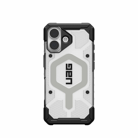 Etui Urban Armor Gear do iPhone 17, Pathfinder MagSafe, ice/silver