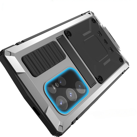 Etui pancerne do Samsung Galaxy S25 Ultra, R-JUST, srebrne