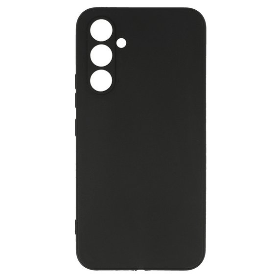 Etui cienkie do Samsung Galaxy A14 4G/5G, Slim Matowe, czarne + szkło 9H