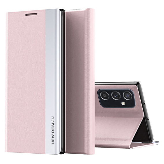 Etui z klapką do Samsung Galaxy M23 5G / M13, Side Magnetic, różowe